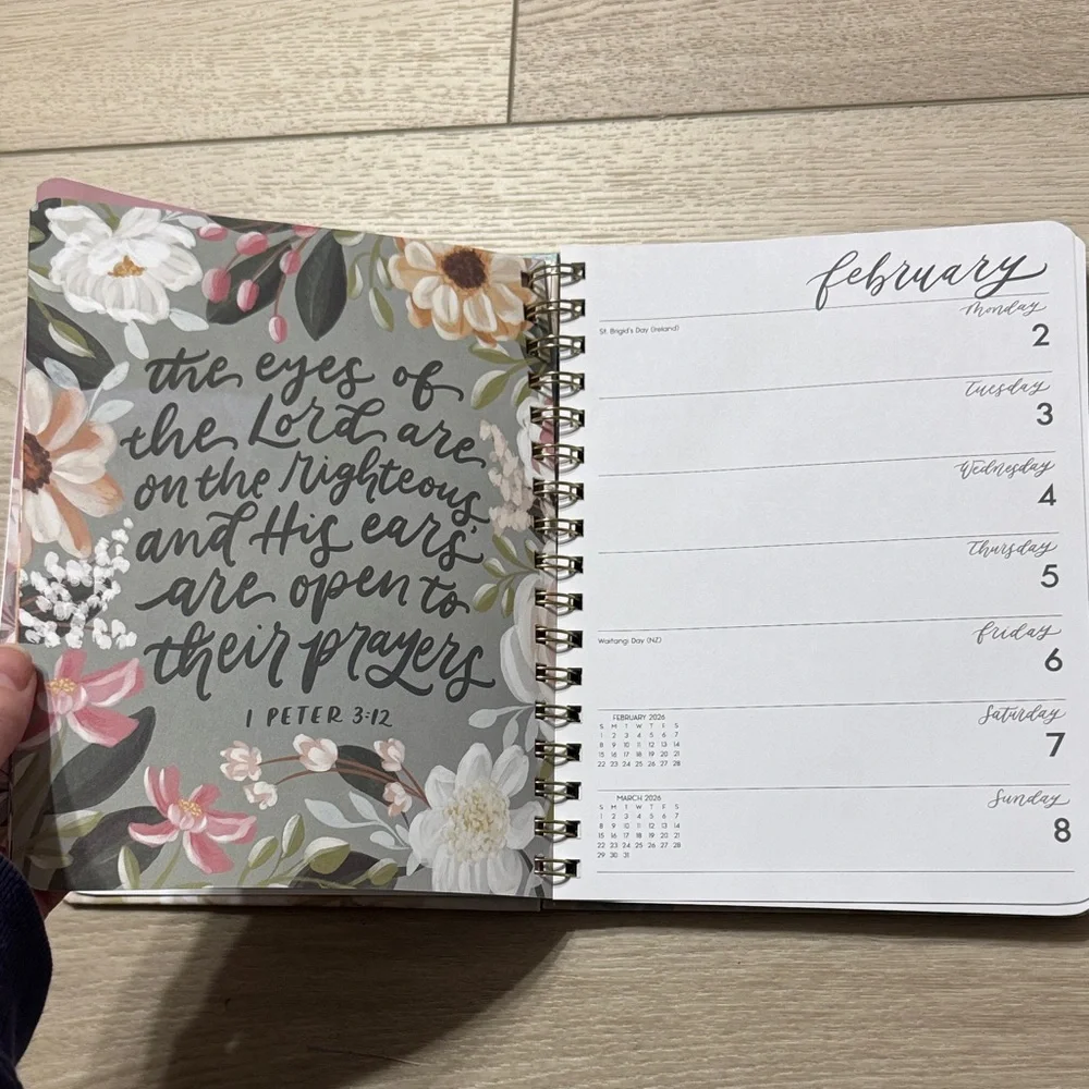 NWT-Scriptures & Florals 2026 Planner